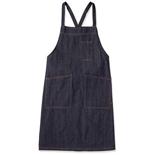 ギリオ デニム胸付前掛(タスキ) 1910 紺 日本 フリー (FREE サイズ) | 