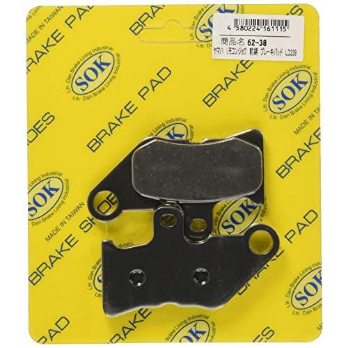 バイクパーツセンター(Bike Parts Center) ブレーキパッド リア用 2枚1セット LD239 リモコンジョグ/JOG 前期 62 | 