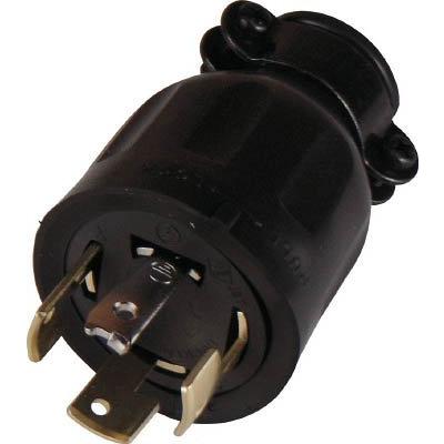 アメリカン電機 引掛形 ゴムプラグ 接地3P20A250V 4222R | 