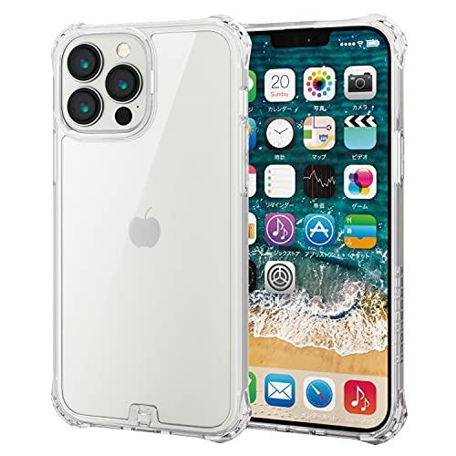 エレコム iPhone 13 Pro Max/ハイブリッドケース/ZEROSHOCK/クリア | 
