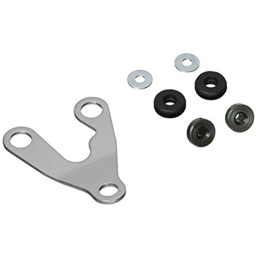 デイトナ(Daytona) バイク用 メーターステー 取付幅45mm 取付M10 防振ラバー ステンレス製 センター/10°曲げ 61197 | 