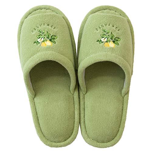 オカ(OKA) プロヴァンス シエル スリッパ グリーン (北欧 おしゃれ 洗える) 足のサイズ:約25cmまで | 