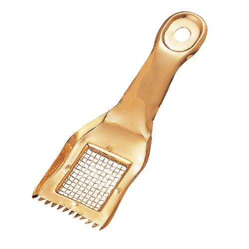 ナカムラ商事 網付き灰ならしミニ 金メッキ 6303005300062 小 | 