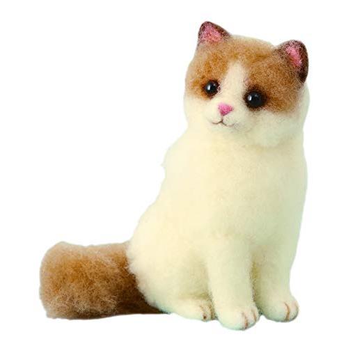 ハマナカ 羊毛フェルトキット アクレーヌでつくる かわいい DOG & CAT ラグドール H441-537 | 