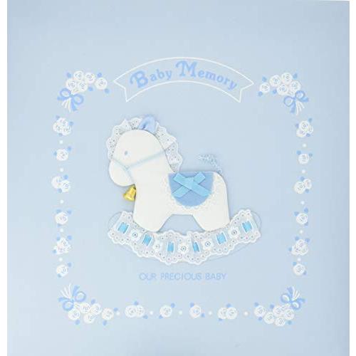 ナカバヤシ フエルアルバム ベビーメモリー ブルー ア-LB-505-B | 