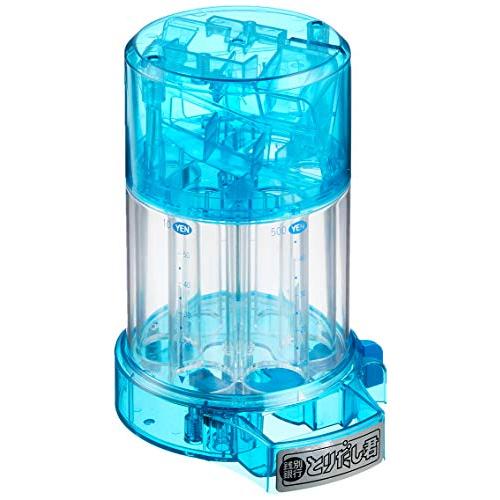 トイボックス 貯金箱 ブルー 13 x 15 x 18.7 cm 1047C 銭別銀行とりだし君 プラスチック 458.13 6歳以上 | 