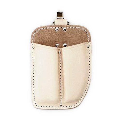 806104 OWL 牛革型押剪定鋏&鋸サック 2丁差 吊りカン付 | 