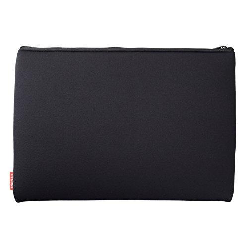 エツミ PCケース ノートPC ケース PCクッションポーチ 12.1 型  衝撃に強い極厚10mmウレタン使用  ブラック VE-2396 | 