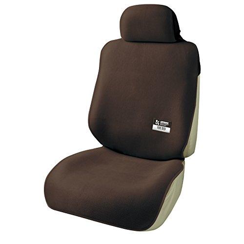 ボンフォーム(BONFORM) シートカバー ファインデオ 軽/普通車 フロント1枚 消臭・抗菌 取付簡単 丸洗いOK フロント-1 ブラウン | 
