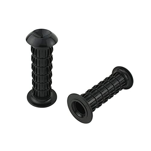 ポッシュ(POSH) バイク用グリップ Z2タイプクラシカルグリップ 22.2mmハンドル用、非貫通タイプ ブラック 010572-BK-10 | 