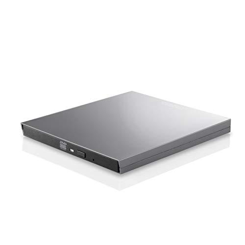 ロジテック DVDドライブ 外付け Mac 対応 USB3.0 タイプCケーブル付き M-DISC対応 グレー LDR-PVB8U3MGY | 