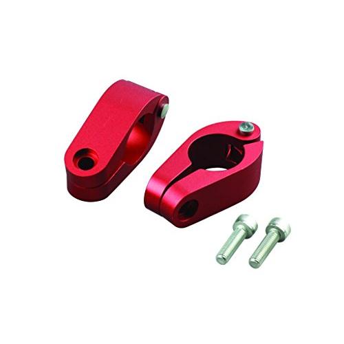 ポッシュ(POSH) バイク用品 バイクハンドルブレース クランプ 22.4mm マットレッド クイックリリース 090167-22 | 