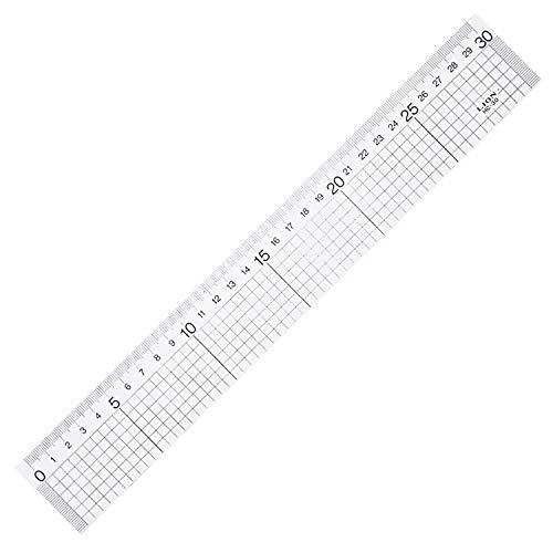 ライオン事務器 定規 ハイカットスケール 30cm HC-30 アクリル | 