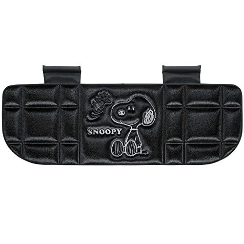 ボンフォーム(BONFORM) シートクッション スヌーピープレス 軽/普通車 トリプル ストッパー付 125x42cm ブラック 5712-0 | 