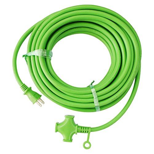 宏和工業 kowa スーパーソフト 延長コード デカ太電線 15A・10M 3ツ口 ミドリ KM22-10 日本製 | 