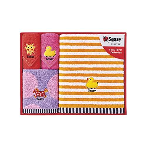 Sassy(サッシー) サッシー・ギフトタオルセット L ピンク 4枚入り GFSA7326 4枚 | 