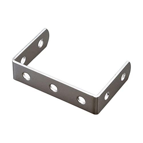 エスコ(Esco) 102x52x19mm コ型連結金具(スチール製) EA951EA-268A | 