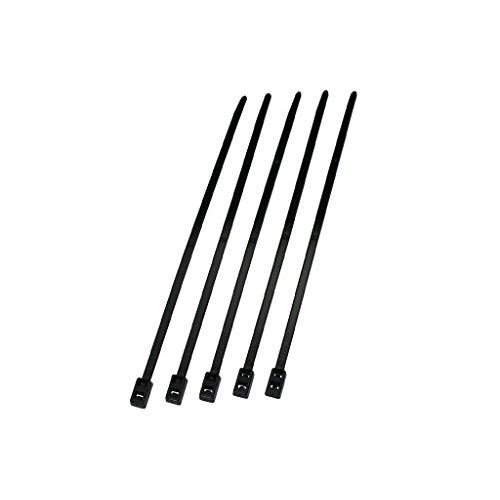 ポッシュ(POSH) ダブルヘッドタイ(8の字結束) ブラック M 208mm 5本入り 800271 | 