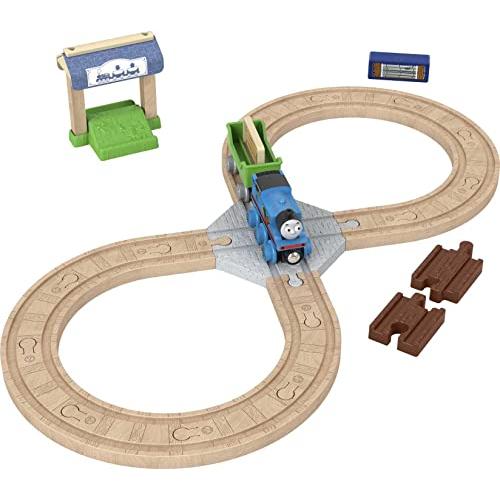 マテル(MATTEL) きかんしゃトーマス 木製レールシリーズ(Thomas) トーマスのレールセット 車両電車プレイセット3才~プレゼント H | 