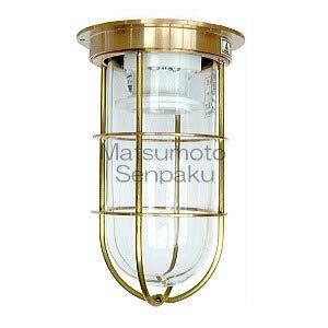 松本船舶電機 マリンランプ デッキライトシリーズ １号デッキ ゴールド 1-DK-G ランプ別売屋内 屋外兼用 | 