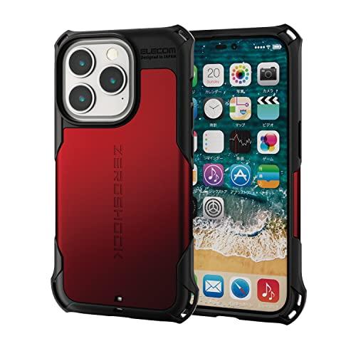 エレコム iPhone 14 Pro ケース カバー 耐衝撃 衝撃吸収 ZEROSHOCK 四つ角ダンパー/ハニカム構造/ダブルレイヤー設計 衝 | 