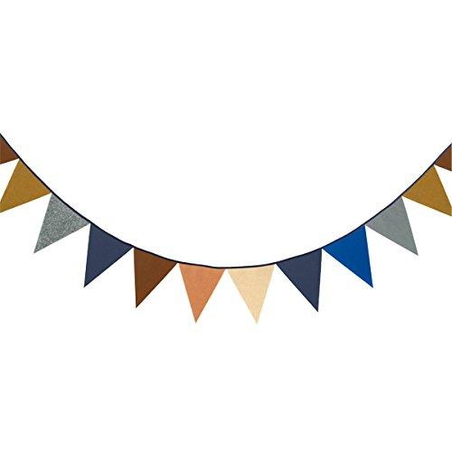 フラッグガーランド（クール）大人ガーランド 男前ガーランド インダストリアル フェルト シンプル キャンプ | 