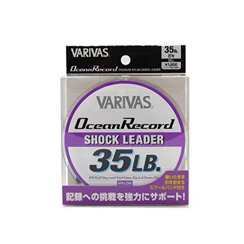 モーリス VARIVAS(バリバス) リーダー オーシャンレコードショックリーダー ナイロン 50m 8号 35lb ミスティーパープル | 