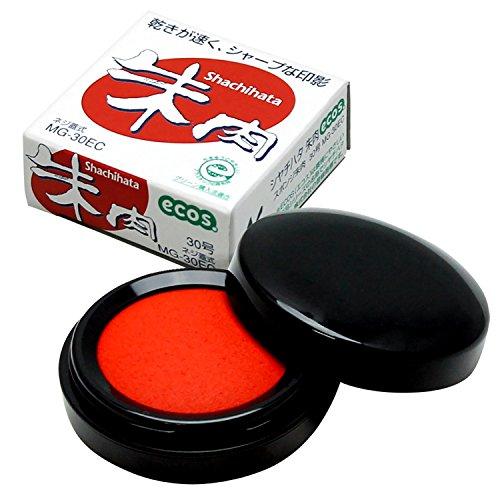 シヤチハタ 朱肉 エコス MG-30EC 30号 | 