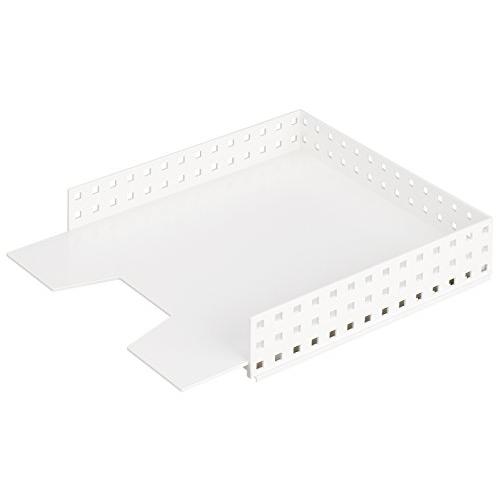 ライクイット (like-it) 収納ボックス 収納ケース マルチファイルトレー約幅28.7x奥35x高6.3cmホワイト日本製CB-9029 | 