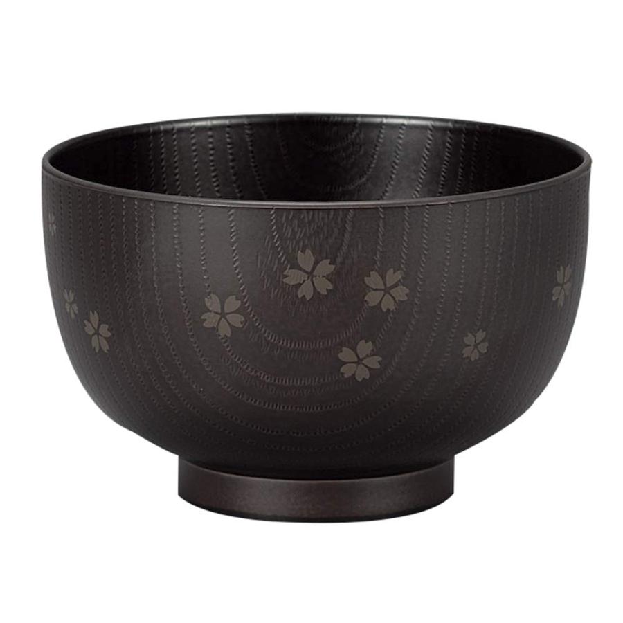 宮本産業 汁椀 木目 さくら チーク サイズ：約φ10.9 H6.9 4512951116380 | 