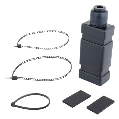 キジマ(Kijima) バイクパーツ ラジエターキャッチタンク 100cc 汎用 ブラック 106-181B | 