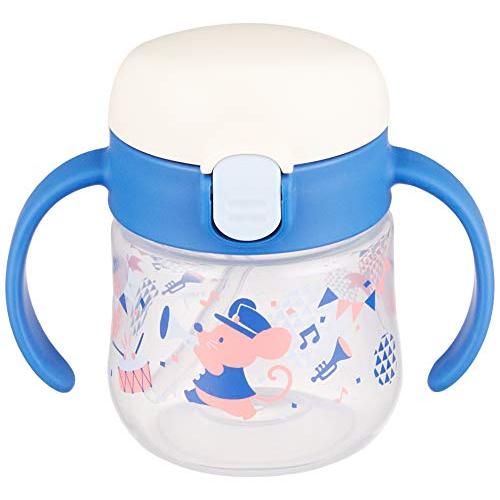 リッチェル トライ ストローレッスンマグミニ ネイビーブルー 150ml | 