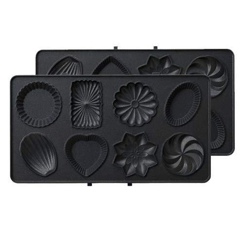 ブルーノ BRUNO ホットサンドメーカー 耳まで焼ける 電気 ダブル用プチガトープレート BOE044-GATEAU | 