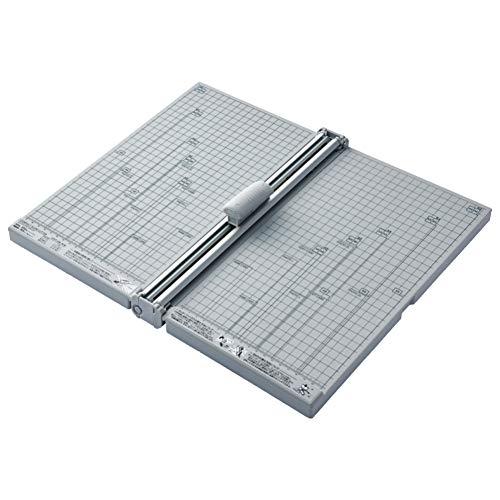 リヒトラブ 裁断機 コンパクトスライドカッター A3ヨコ対応 直線刃10枚裁断 ミシン刃3枚裁断 M-50 | 