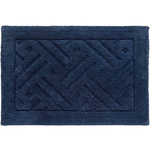 オカ(OKA) 乾度良好リッカ バスマット 約60cm×85cm ネイビー (吸水 速乾 洗える 大判 かんどーくん) | 