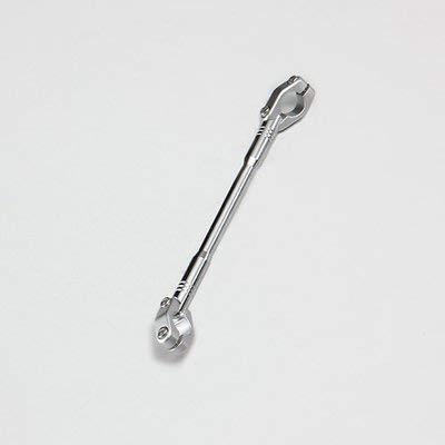 ハリケーン(HURRICANE) ハンドルブレース φ7/8インチハンドル用 スリムタイプ Sサイズ 255mm クロームメッキ&シルバー HB | 