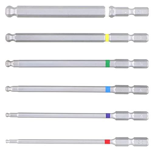 高儀 EARTH MAN ボールポイント 六角ビットセット 6本組 ロングタイプ 電動ドライバー用 | 