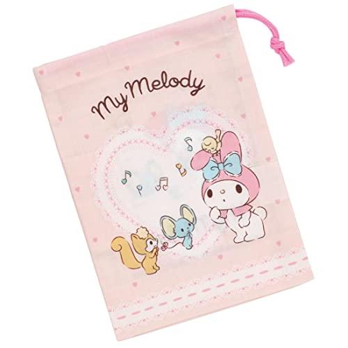 スケーター(Skater) 子供用 コップ袋 21×15cm マイメロディ やさしいおんがく サンリオ 日本製 KB62-A | 