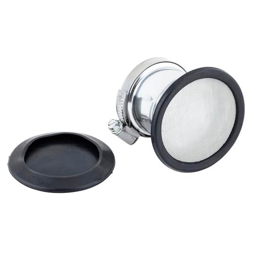 キジマ(Kijima) バイクパーツ エアーファンネル 汎用 内径46mm アルミ製シルバー仕上げ 102-4258 | 