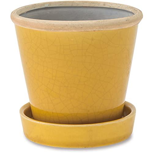 ポッシュリビング 30735 グロッシーポット ミモザ 10×10×10cm | 