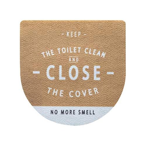 ベストコ(Bestco) トイレのフタに貼る 消臭シート ルール ナチュラル 1枚 簡単 おしゃれ インテリア 日本製 MA-2304 | 