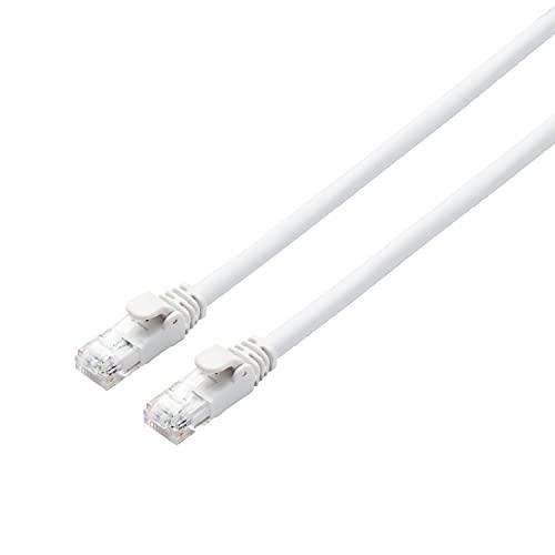 エレコム LANケーブル CAT6A 3m 爪折れ防止コネクタ スタンダード ホワイト LD-GPA/WH3 | 