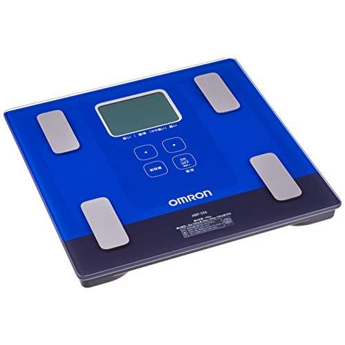 オムロン 体重・体組成計 自動認識機能 ダークブルー HBF-226-DB | 