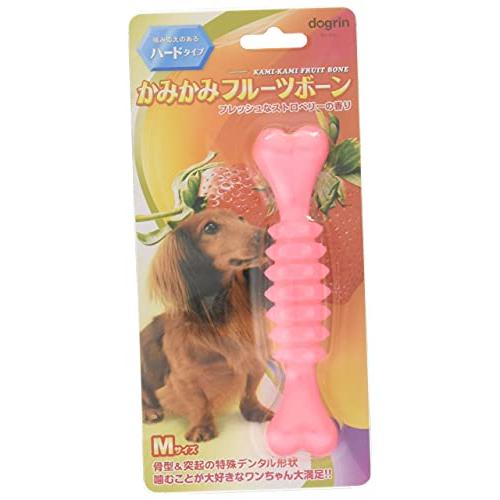 スーパーキャット (Super Cat) かみかみフルーツボーン ストロベリー ハードタイプ M DM-445 | 