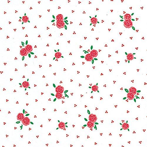 ヘイコー 包装紙 半才 上質紙 メルヘンローズ 100枚入 002302800 | 