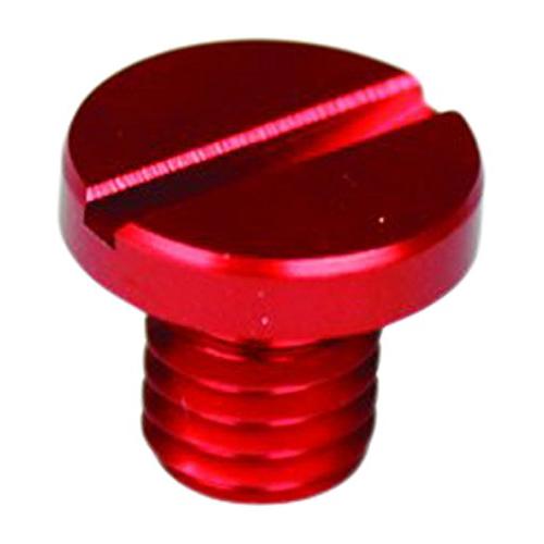 ポッシュ(POSH) バイク用品 アルミカラードミラーホールカバーキャップ M8-P1.25 正ネジ 1個入り レッド 000810-02 | 