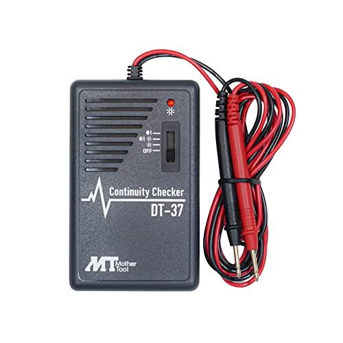 マザーツール 導通チェッカ− メロディ音・LED DT-37 ブラック レッド | 