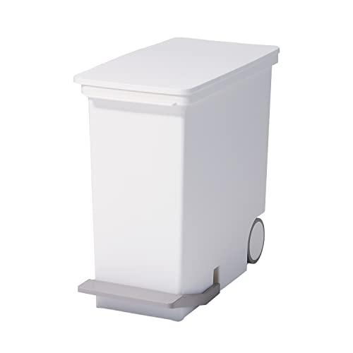 ライクイット (like-it) ペダル式ゴミ箱 オルア25ワイドタテ型分別ペダルペール ホワイト 約25L 日本製 LBD-13 フタ付きゴミ | 