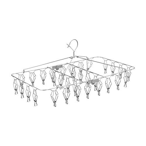 レック(LEC) Ba オールステン 角ハンガー 32ピンチ (ベランダ低竿対応) W-438 | 