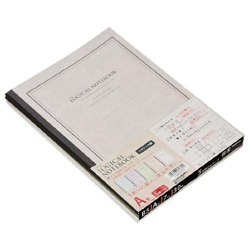 ナカバヤシ ロジカルノート B5 A罫 5冊パック クラシック ノ-B507A-5P | 